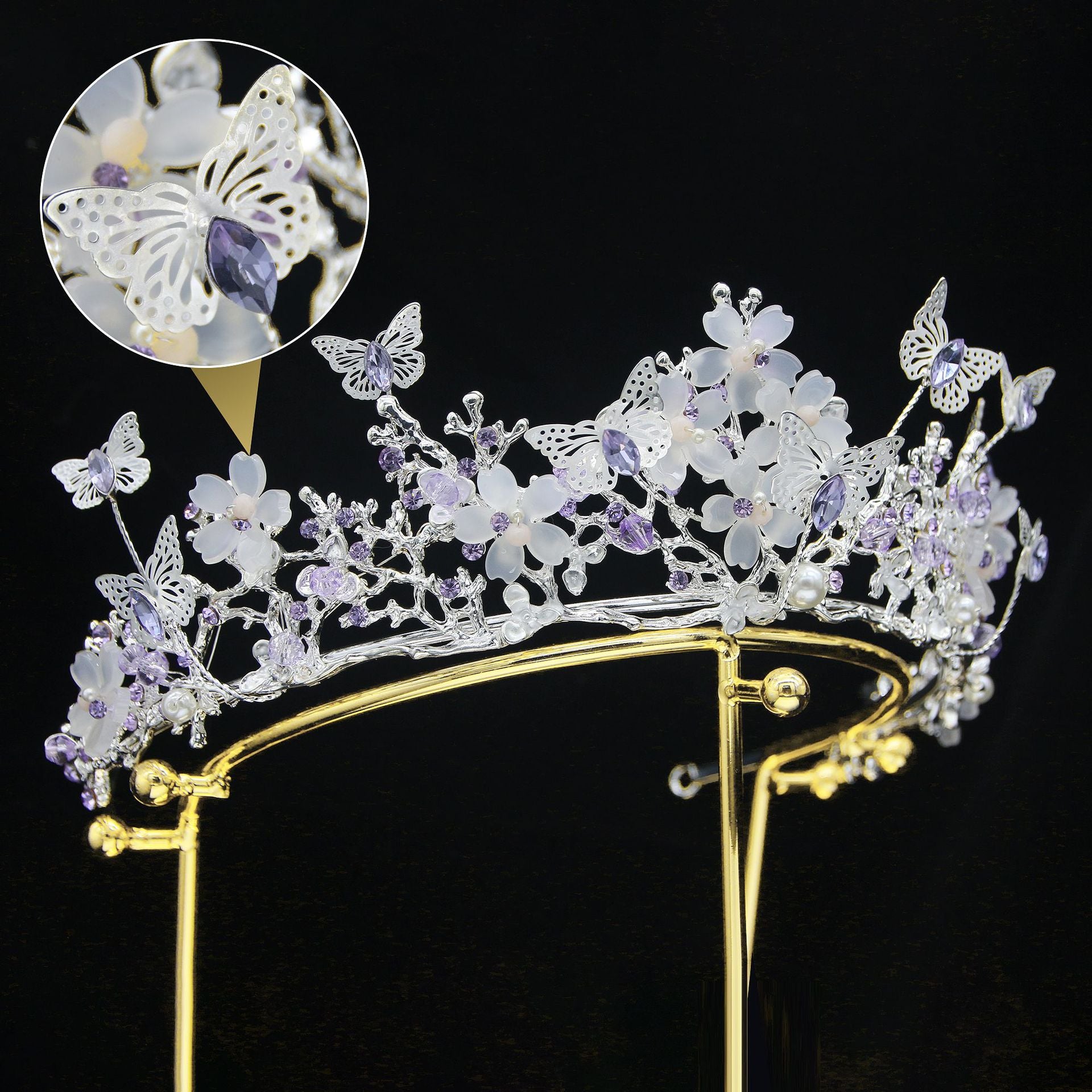 Exquisite and Elegant Headdress for Formal Occasions - Crown Headpiece for Parties and Special Events