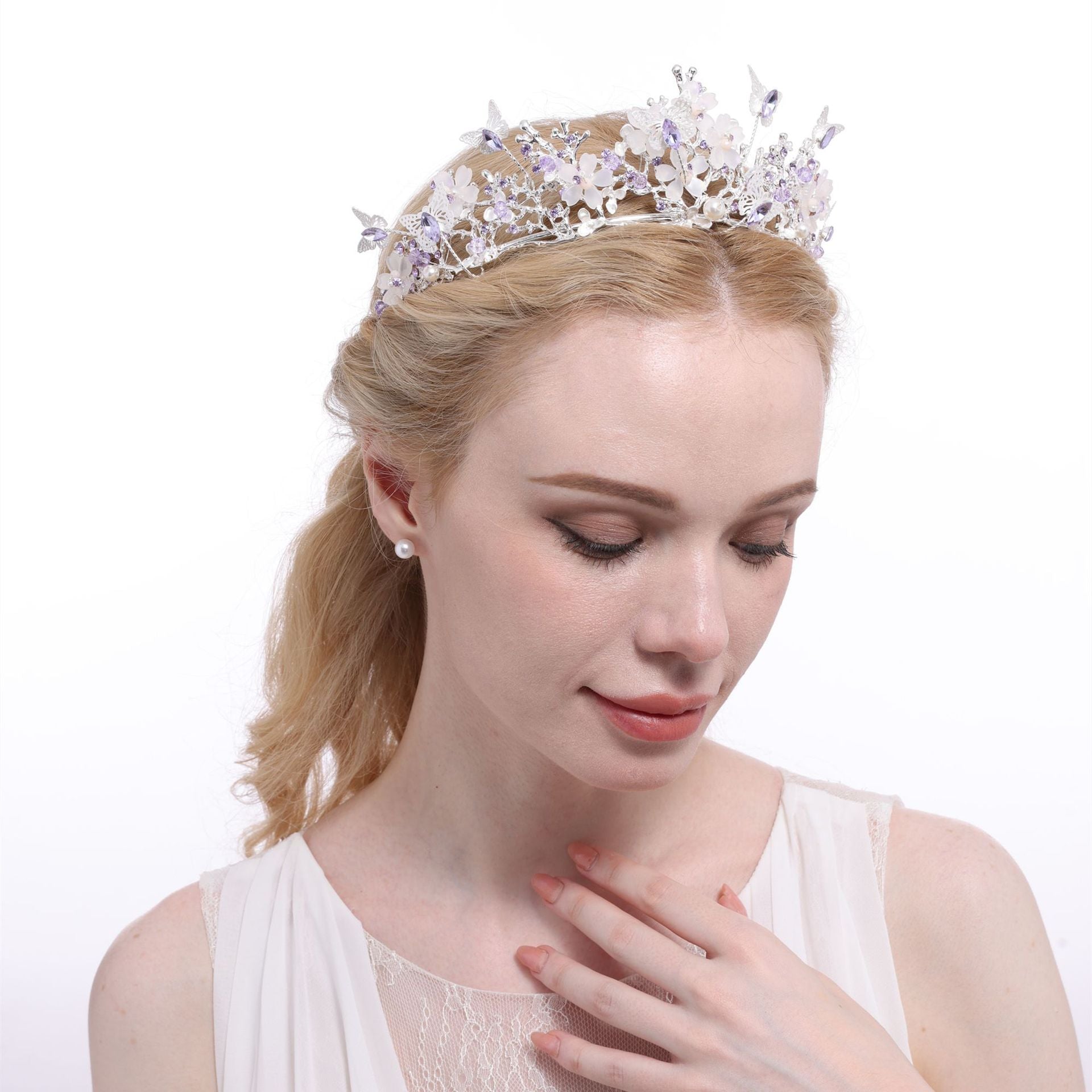 Exquisite and Elegant Headdress for Formal Occasions - Crown Headpiece for Parties and Special Events
